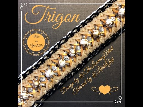NEW Rainbow Loom TRIGON  Bracelet (5 Pin-Bar)