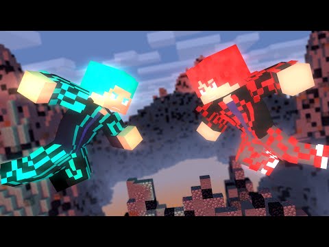 EPIC Minecraft Superhero Showdown!! Super-Daniel vs Super-Victor