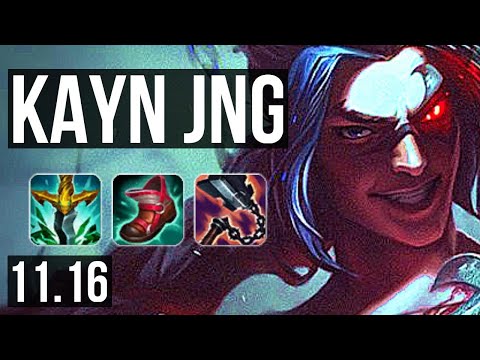 KAYN vs EVELYNN (JUNGLE) | 11/1/3, 2.1M mastery, 800+ games, Godlike | NA Master | v11.16
