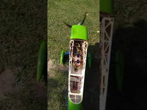 Hanger9 extra 300 with dle55cc on pipes