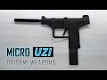 Micro UZI Submachine Gun From Paper Easy Origami Weapons Submachine Gun