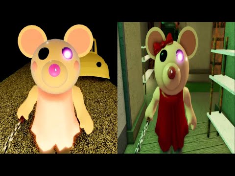 Old vs New Redesign Mousey Jumpscare - Roblox Piggy