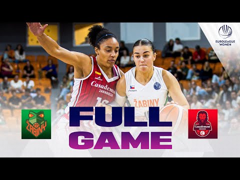 Qualifiers | Zabiny Brno v Casademont Zaragoza | Full Basketball Game | EuroLeague Women 2025-26