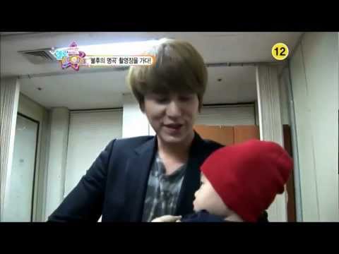 [HD] 110909 cut - Kyuhyun meets baby Kyumin