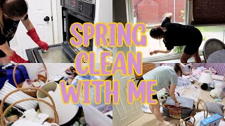 SPRING CLEAN WITH ME! KITCHEN DEEP CLEAN & ORGANIZE WITH ME! CLEANING MOTIVATION! SPRING CLEANING