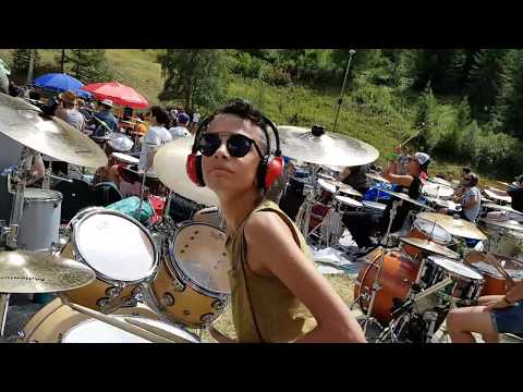 Rockin'1000 Summer Camp 2017 Val Veny - Prove dei batteristi - Andrea Gugliandolo