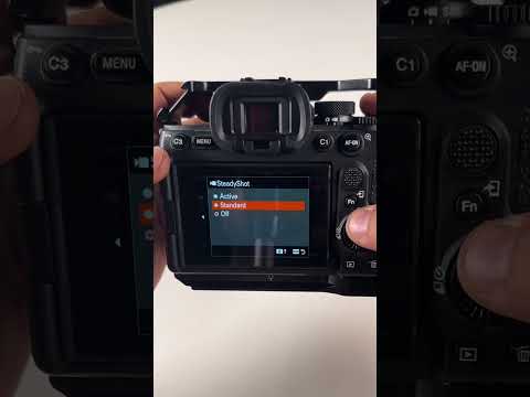 Enabling Camera Stabilizer in Sony A7 IV