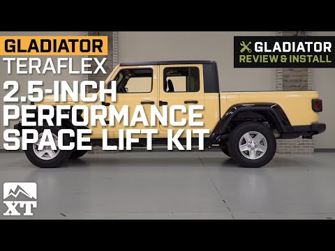 Jeep Gladiator JT Teraflex 2.50-Inch Performance Spacer Lift Kit Review & Install