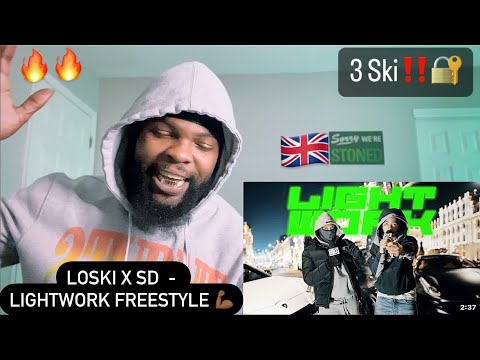 Loski x SD - LightWork Freestyle | Pressplay | AMERICAN REACTS🔥🇺🇸