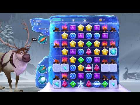Frozen Free Fall: Snowball Fight Level 230 Walkthrough, No Power Up, Excellent