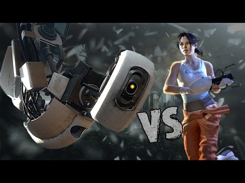 GlaDos vs Chell. Batallas de Rap  | Kinox ft Mediyak