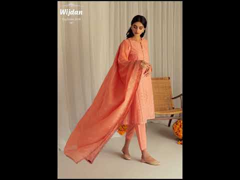 Wijdan X CROSS STITCH | Cross Stitch Chikankari Unstitched Collection'23 | Wijdan Exclusive Store