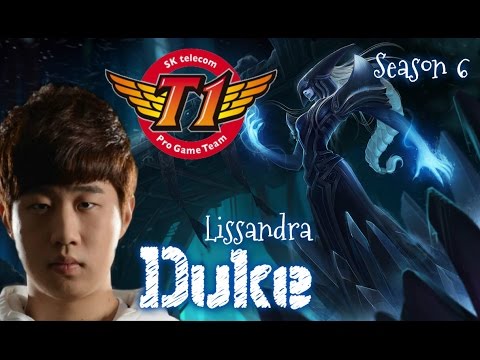 SKT T1 Duke LISSANDRA Top vs Rengar - Patch 5.24 KR | League of Legends