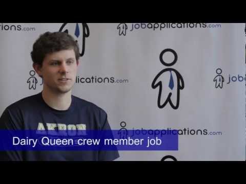 Dairy Queen Interview Crew Member 2