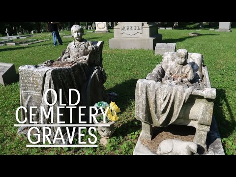 OLD Cemetery Graves ~ Strange, Creepy & Beautiful Headstones ~ Tombstones ~ Grave Robbers ~ Tombs 👀