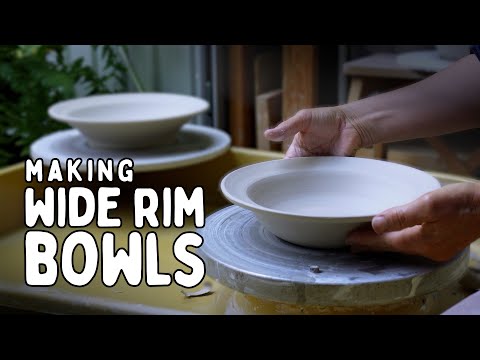 Throw Perfect Wide Rim Bowls With This One Simple Technique