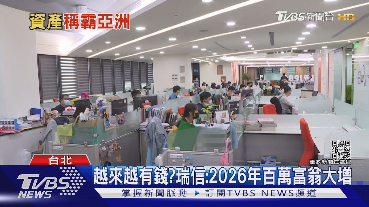 台灣人均淨資產稱霸亞洲!中產階級、小資族無感