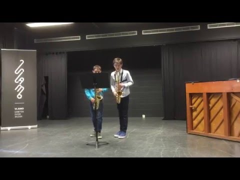Finale Vlamo 2016 saxofoon - Ethan Stynen en Jonas Vansevenant