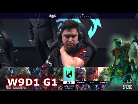 Misfits vs Splyce | S9 LEC Spring 2019 Week 9 Day 1 | MSF vs SPY W9D1
