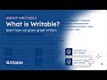 What is Writable?