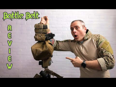 Clawgear Airsoft Battle Belt review. My configuration.