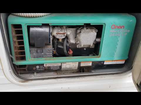 Trick to Start Onan 2500 Propane Generator in Lance Truck Camper