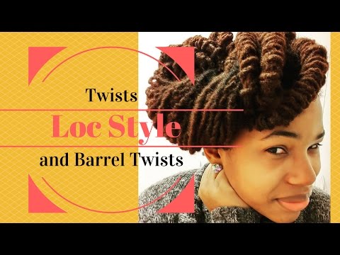 Loc Style for Medium to Long Locs Video
