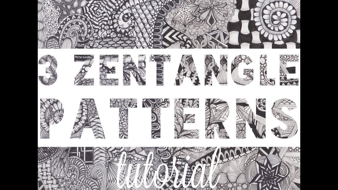 Three Zentangle Patterns!