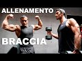 ALLENAMENTO BRACCIA! ESERCIZI PER BICIPITI E TRICIPITI! COME SVILUPPARE BRACCIA ENORMI IN PALESTRA!