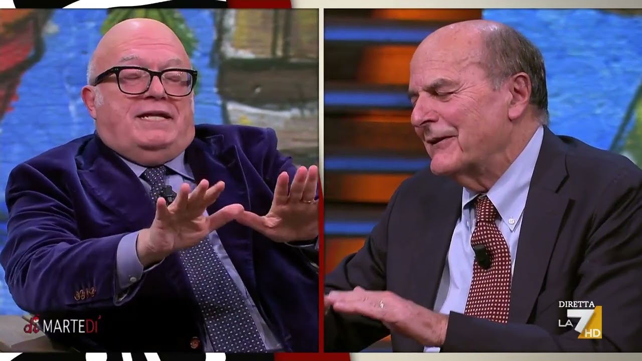 Lo scambio acceso tra Bersani e Storace: "Quella destra non è maggioranza, voliamo bassi", "Vi ...