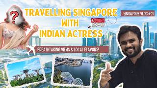 Traveling Singapore with Indian Actress | Singapore - Disney Cruise Vlog #1