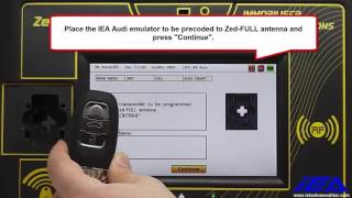 AUDI A4 A5 Q5 ADD KEY PROCEDURE WITH IEA MADE AUDI SMART EMULATOR KEY