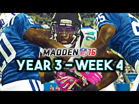 Madden 16 Jaguars Connected Franchise Year 3 - Week 4 @ Colts - Ep.47