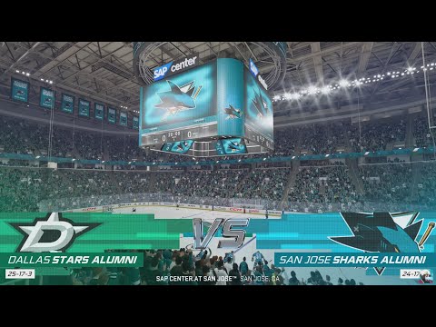 Dallas Stars/North Stars Alumni VS San Jose Sharks Alumni - NHL23 Game Replay HD 4K