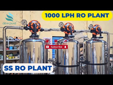 1000 Lph Ss Ro Plant