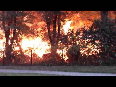 Großbrand Sägewerk Irle Dieringhausen 11.08.2013 Teil 1