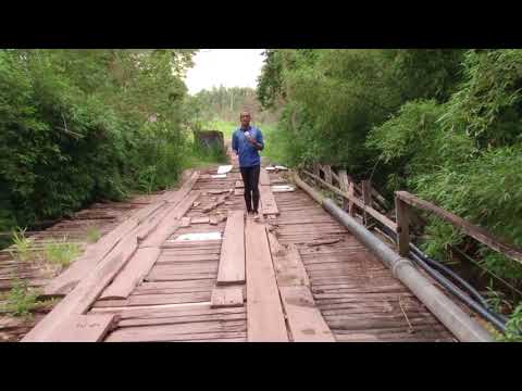 Ponte destruída e vias cheias de buracos já fazem parte da rotina de moradores de Batovi
