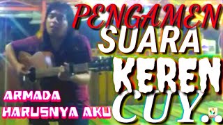 Download lagu Pengamen Suara Keren Di Punclut Bandung - HARUSNYA AKU || ARMADA BAND 2019 mp3