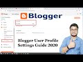 Blogger User Profile Settings 2020 | Customize your Blogger Profile 💻 Blog Contact Form Add & Edit Blogger User Profile Settings 2020 | Customize your Blogger Profile 💻 Blog Contact Form Add & Edit