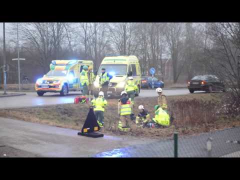 Cyklist påkörd på Hovshaga