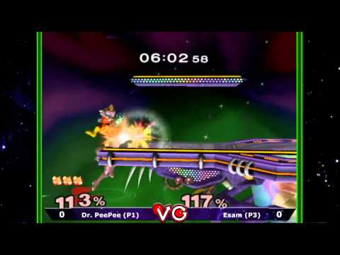 S@X Monthly - Dr. PeePee (Fox) Vs. Esam (Samus.Fox) Melee Singles WSF