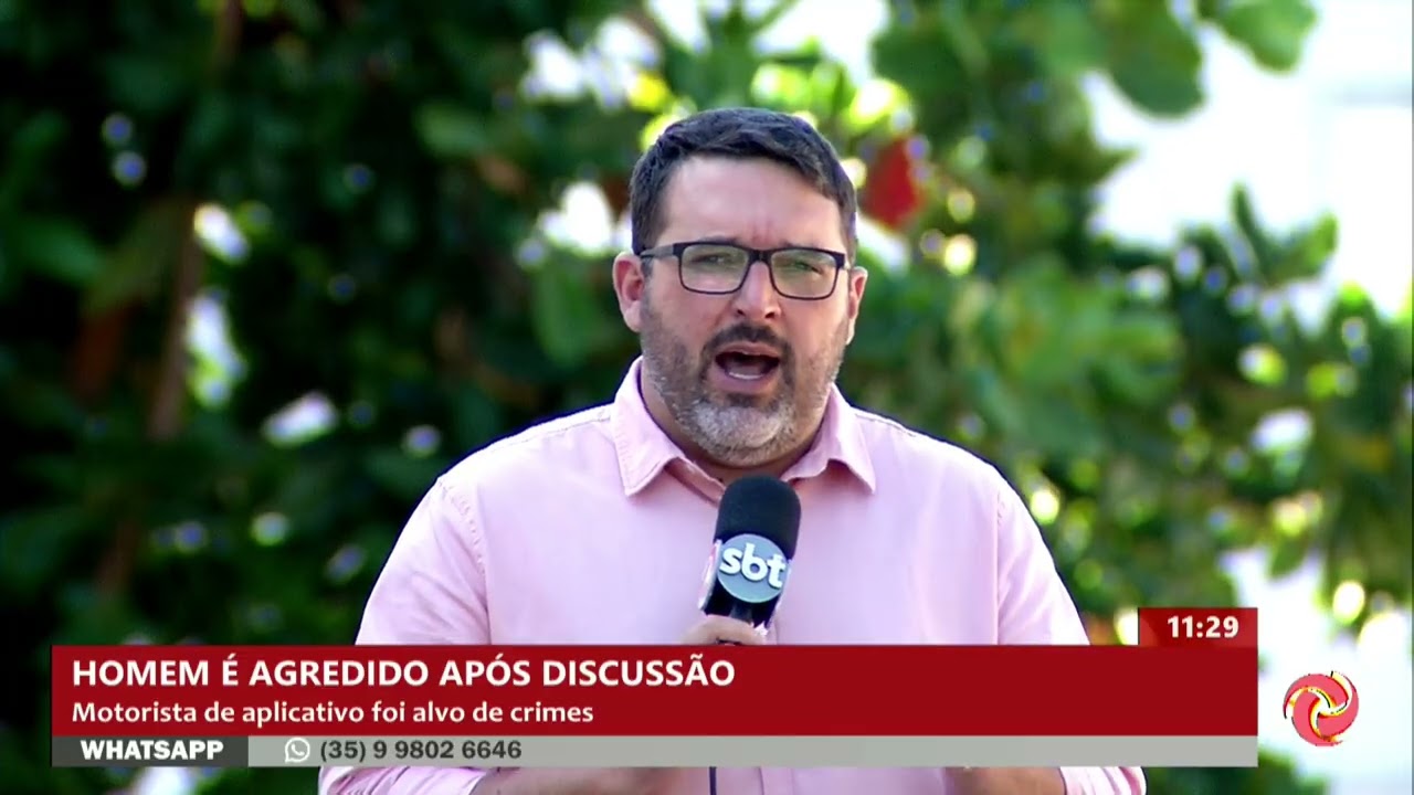 Discussão com motorista de aplicativo termina em agressão em Varginha