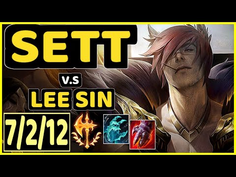 KIIN (SETT) vs LEE SIN - 7/2/12 KDA MID GAMEPLAY - KR Ranked GRANDMASTER