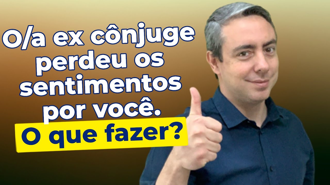 O ex diz que perdeu os sentimentos por você Veja o que fazer e reverter
