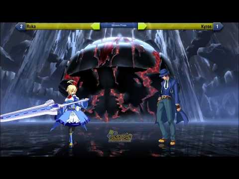 Ruka (Es) vs Kyros (Hazama) - WF - BBCF - Okizeme #19
