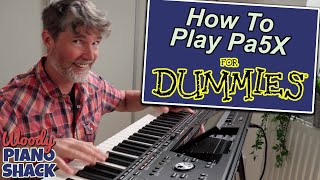 Video thumbnail for KORG Pa5X Ultimate Quickstart TUTORIAL by Woody Piano Shack