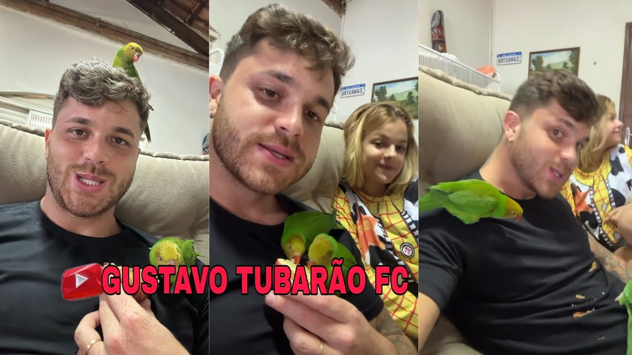 GUSTAVO E JADE APRESENTA OS NOVOS AMIGUINHOS DA ROÇA 🦜