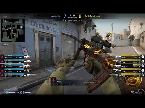 CS:GO POV Demo Astralis Xyp9x (26/10) vs Evil Geniuses (de_dust2)