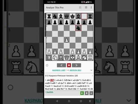 Game 102 Kasparov, Gary - Akesson, Ralf