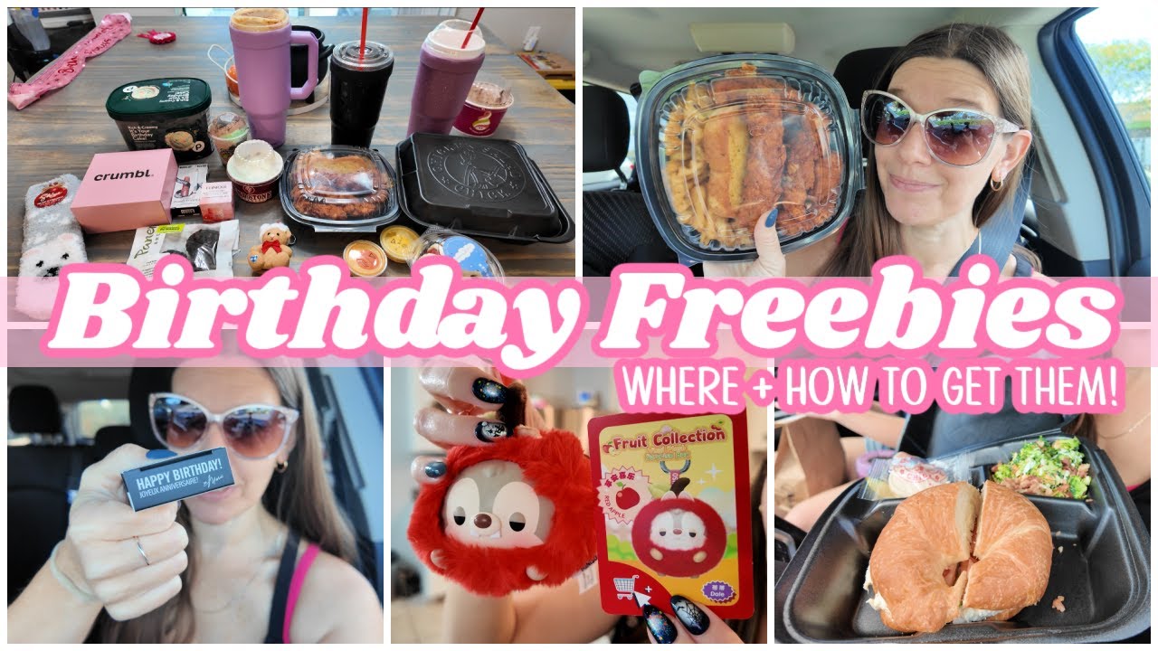 Birthday Freebies 2025 🎂 | Everything I Got for FREE (Food & Items!)